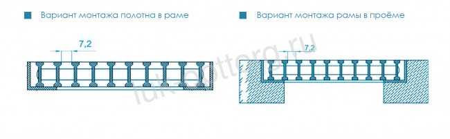 Решетка напольная вентиляционная НПР-Р (белая)