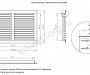 Регулируемая вентиляционная решетка однорядная РАГ (белая)