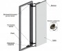 Люк-дверь под плитку "Слайдер" пожарный