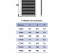 Решетка вентиляционная С сетка 285х285 пластик Brown ERA