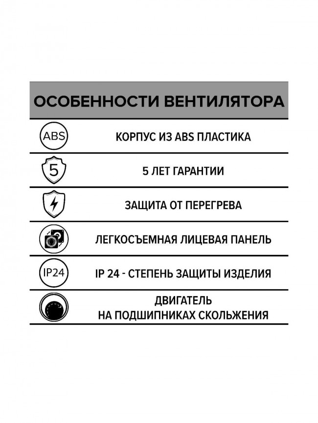 Вентилятор накладной WAVE D120 ERA