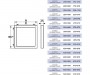 Люк ревизионный D Ceramo Base 400х400 скрыт.монтаж съемный алюминий EVECS