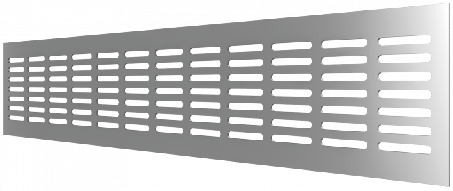 4810DP Al, Решетка переточная алюминиевая 480x100