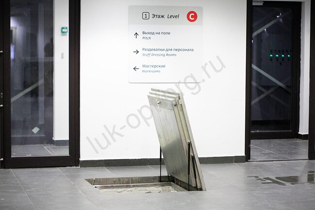 Противопожарный напольный люк "Люкс"
