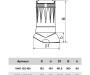 Вентиляционный дефлектор VWO 125-160 Silver